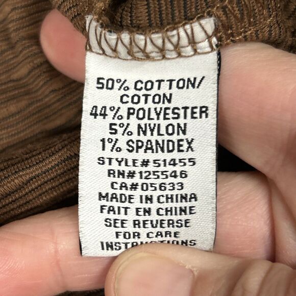 Habitat Jacket Womens Medium Cardigan Hooded Brown Black Striped Pockets - Picture 5 of 8